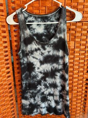 Calvin Klein, tie-dye bling tank